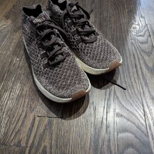 NOBULL Men's Dark Brown Knit Sneakers